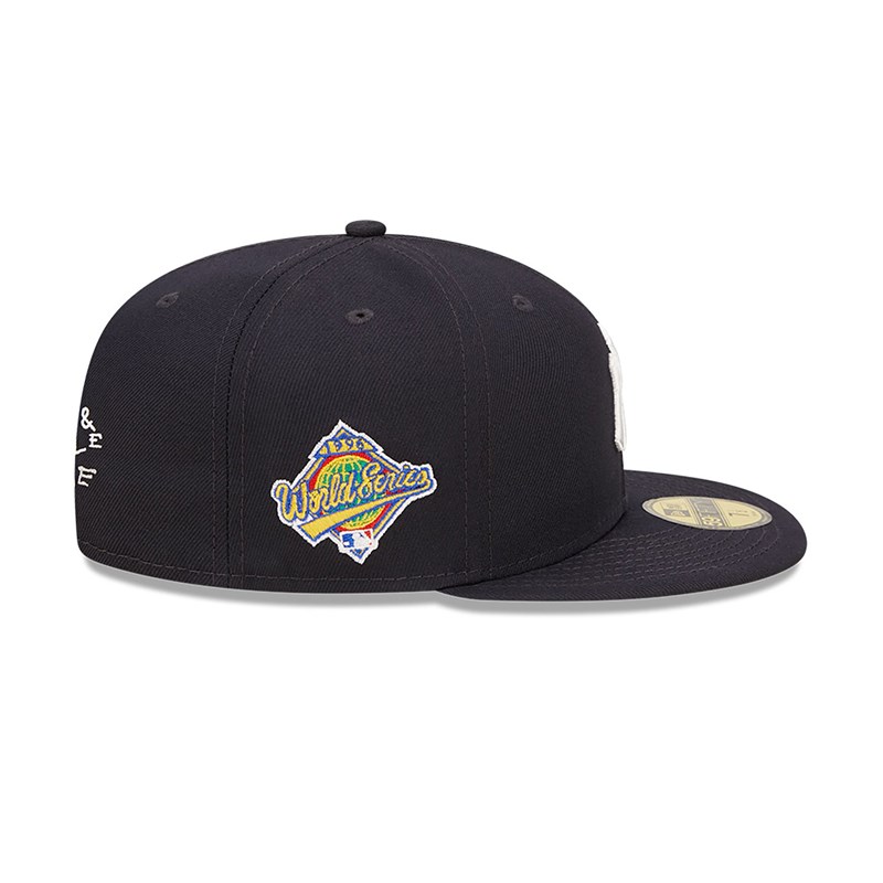 59fifty New Era New York Yankees MLB Team Heart Fitted Gorras Azules | KZ7954803