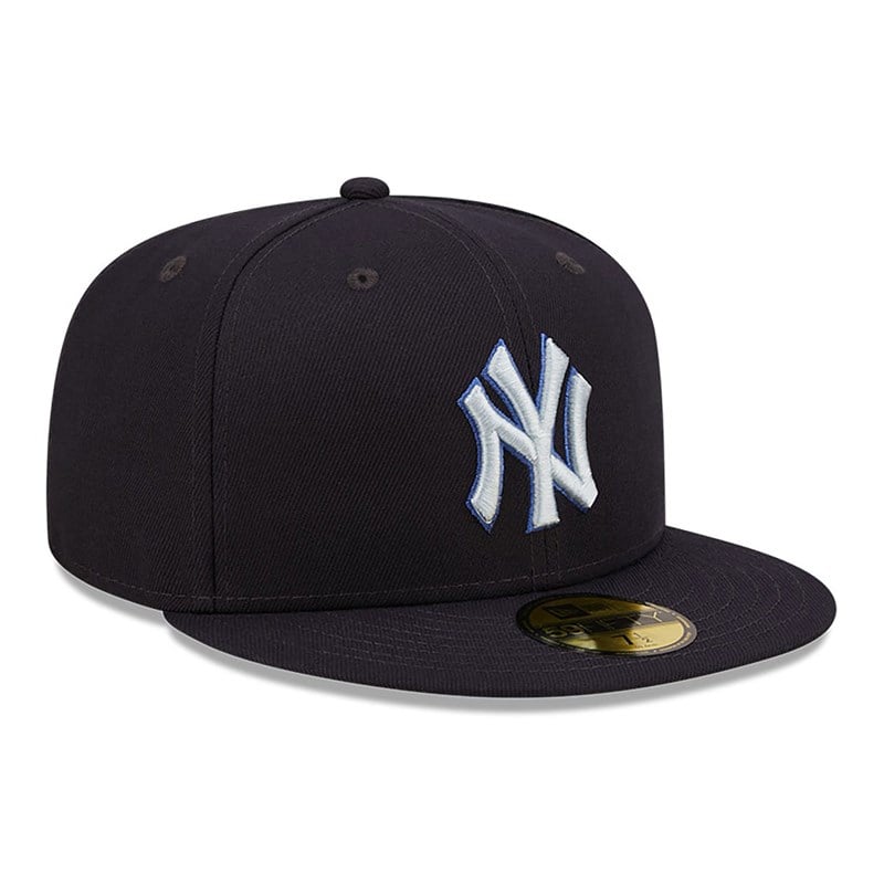 59fifty New Era New York Yankees Monocamo Fitted Gorras Azules | FN0738241