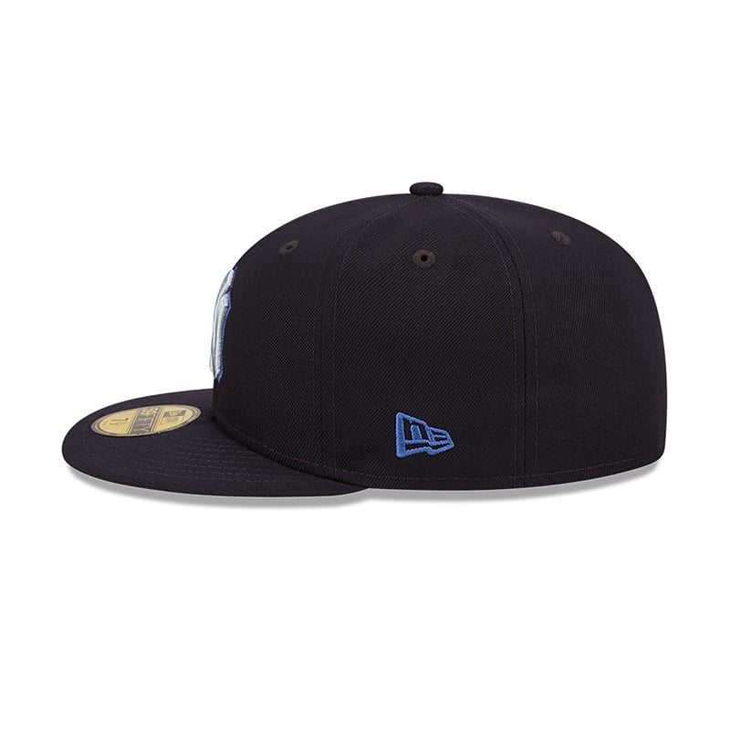 59fifty New Era New York Yankees Monocamo Fitted Gorras Azules | FN0738241