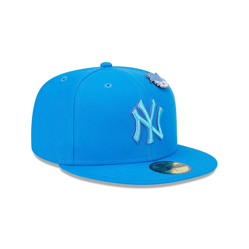 59fifty New Era New York Yankees Outer Space Fitted Gorras Azules | EF4218930