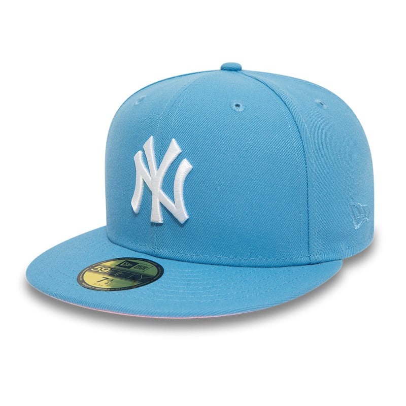 59fifty New Era New York Yankees Pastel Fitted Gorras Azules | TU8579134