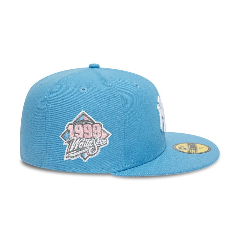 59fifty New Era New York Yankees Pastel Fitted Gorras Azules | TU8579134