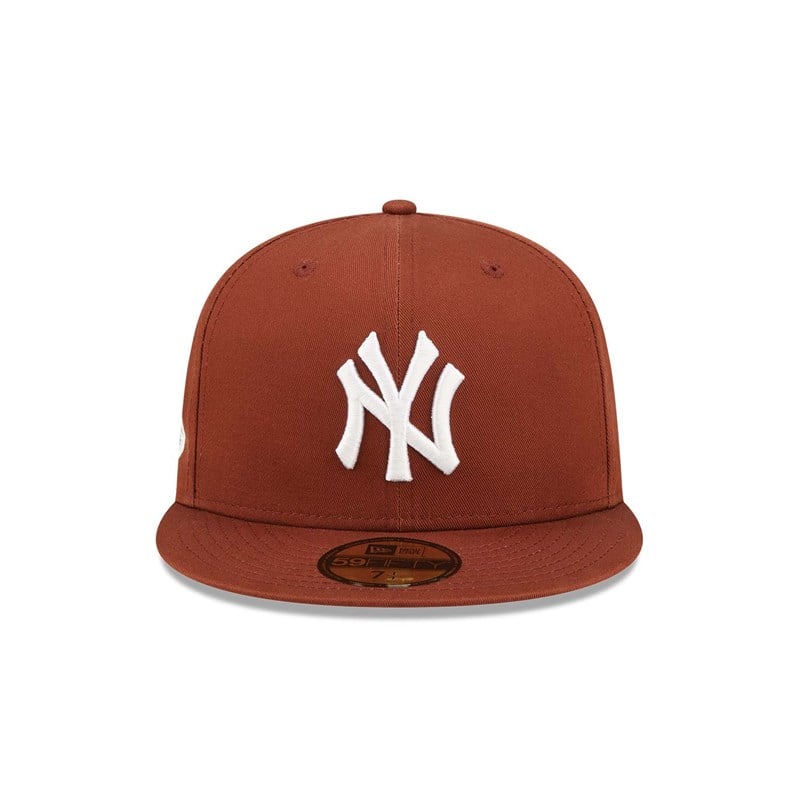 59fifty New Era New York Yankees Patch Fitted Gorras Marrom | WT8547369