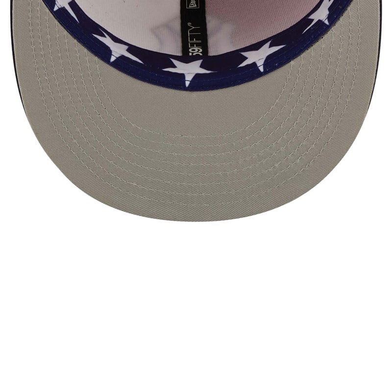 59fifty New Era New York Yankees Pinwheel Americana Fitted Gorras Rojos | YC6042835