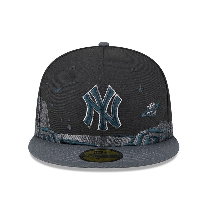 59fifty New Era New York Yankees Planetary Fitted Gorras Negros | KF4680721