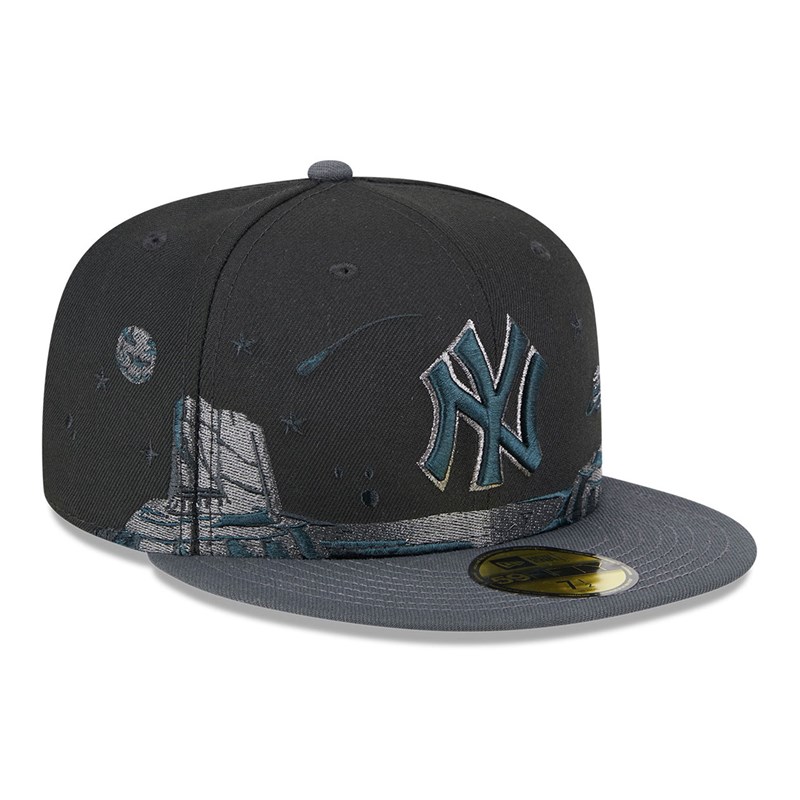 59fifty New Era New York Yankees Planetary Fitted Gorras Negros | KF4680721