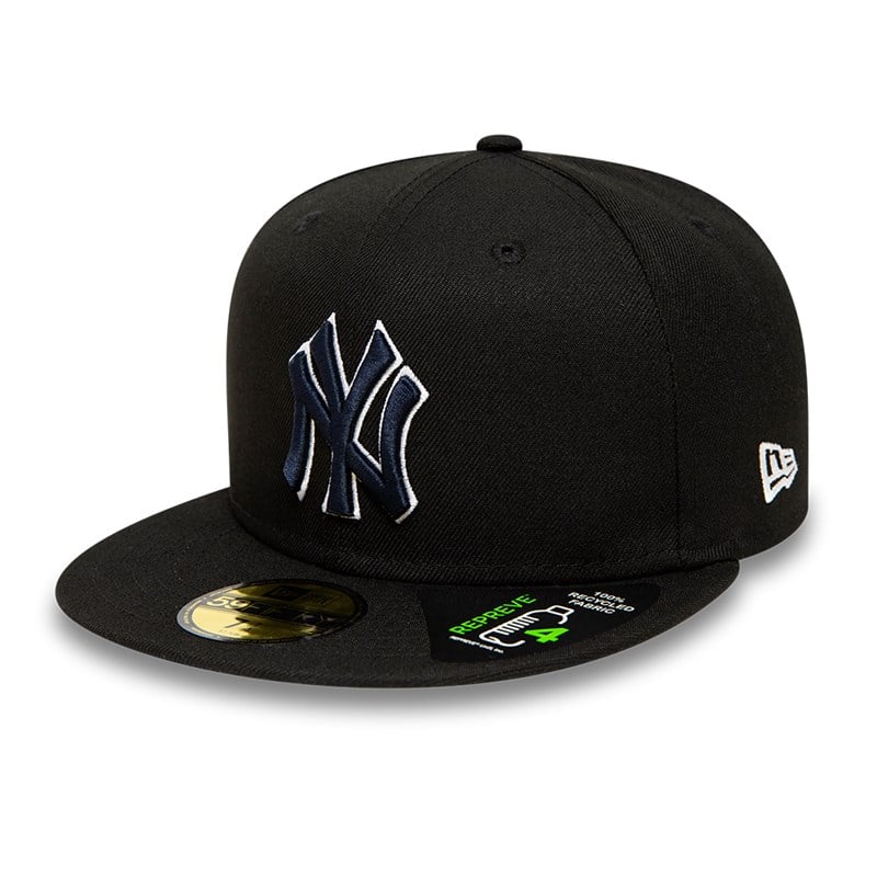 59fifty New Era New York Yankees Repreve Gorras Negros | UK9016527