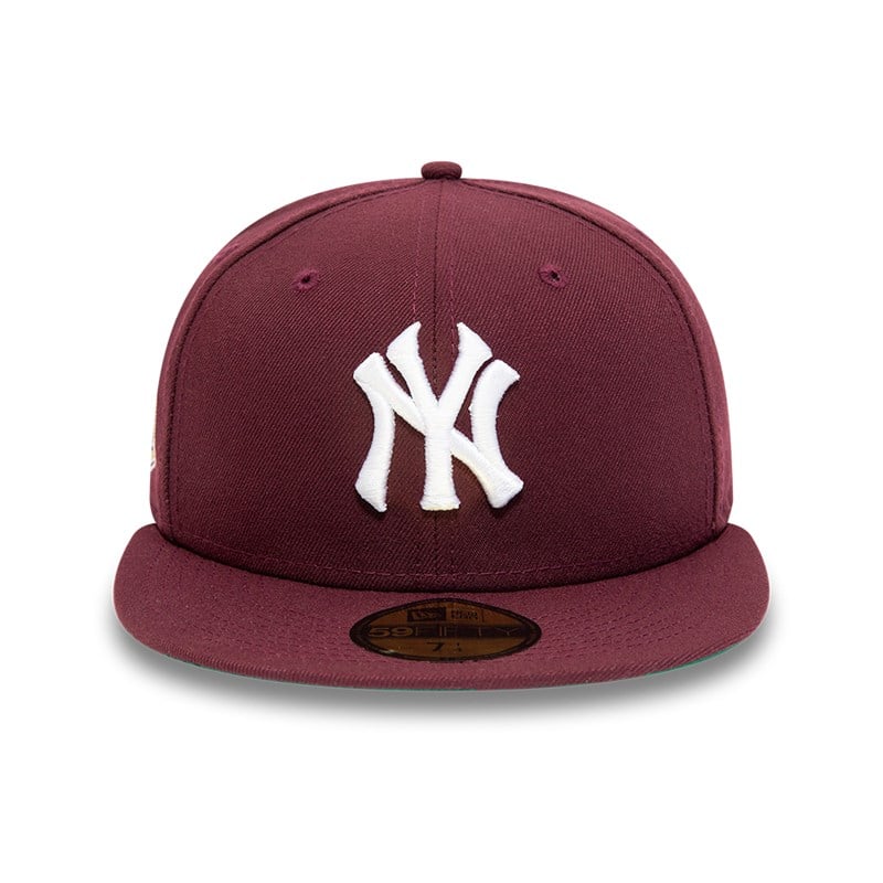 59fifty New Era New York Yankees Side Patch Fitted Gorras Rojos | CJ5930241