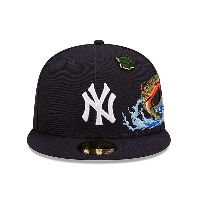 59fifty New Era New York Yankees State Park Fitted Gorras Azules | YB3816725