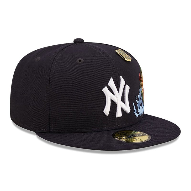 59fifty New Era New York Yankees State Park Fitted Gorras Azules | YB3816725