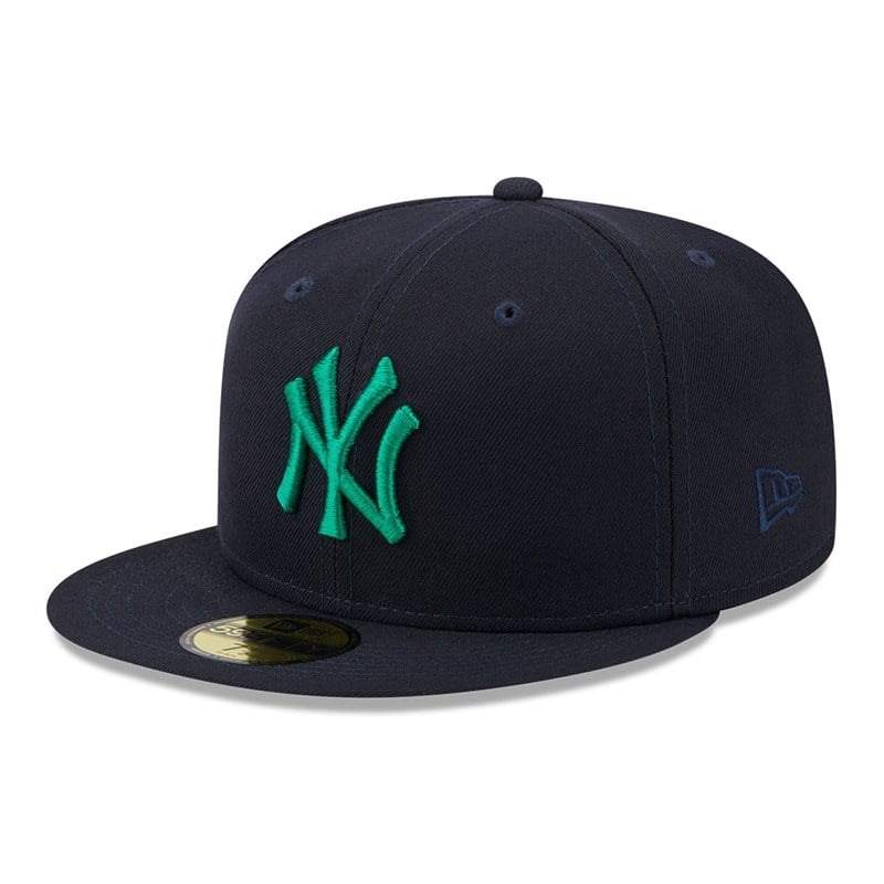 59fifty New Era New York Yankees State Tartan Fitted Gorras Azules | ZW4058976