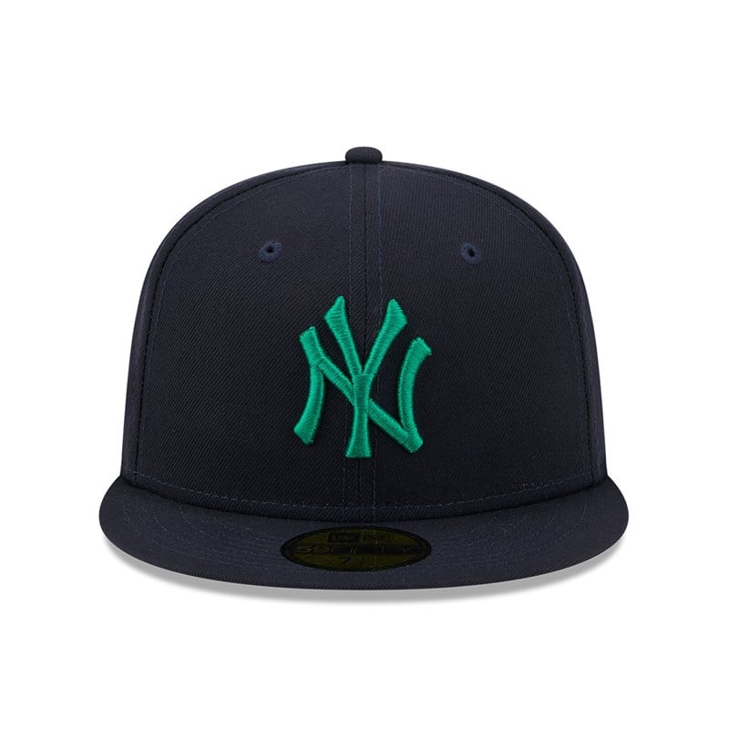 59fifty New Era New York Yankees State Tartan Fitted Gorras Azules | ZW4058976