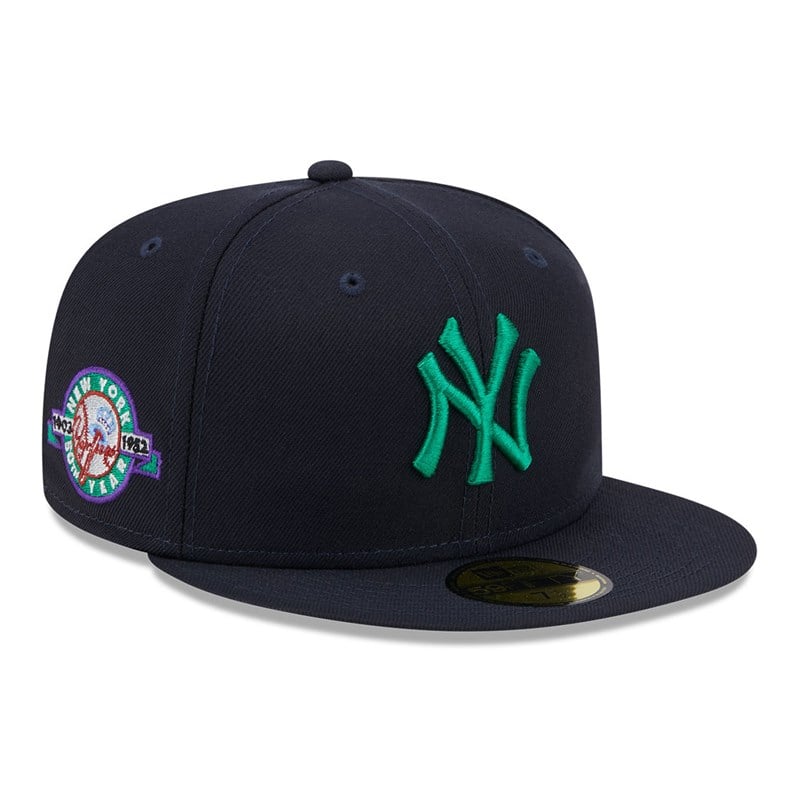 59fifty New Era New York Yankees State Tartan Fitted Gorras Azules | ZW4058976