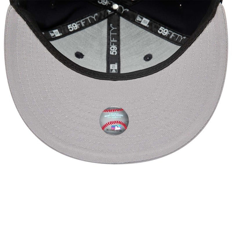 59fifty New Era New York Yankees Team City Patch Fitted Gorras Azules | VZ4067138