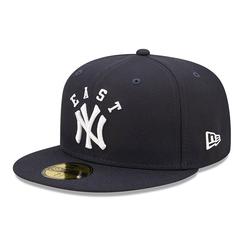 59fifty New Era New York Yankees Team League Fitted Gorras Azules | ZQ0394168