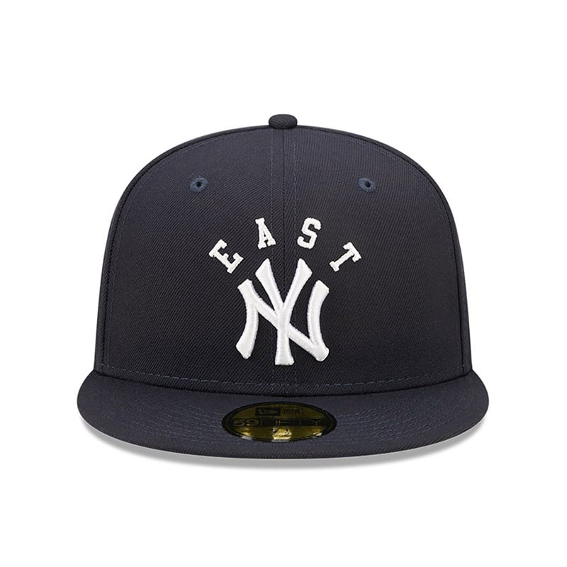 59fifty New Era New York Yankees Team League Fitted Gorras Azules | ZQ0394168