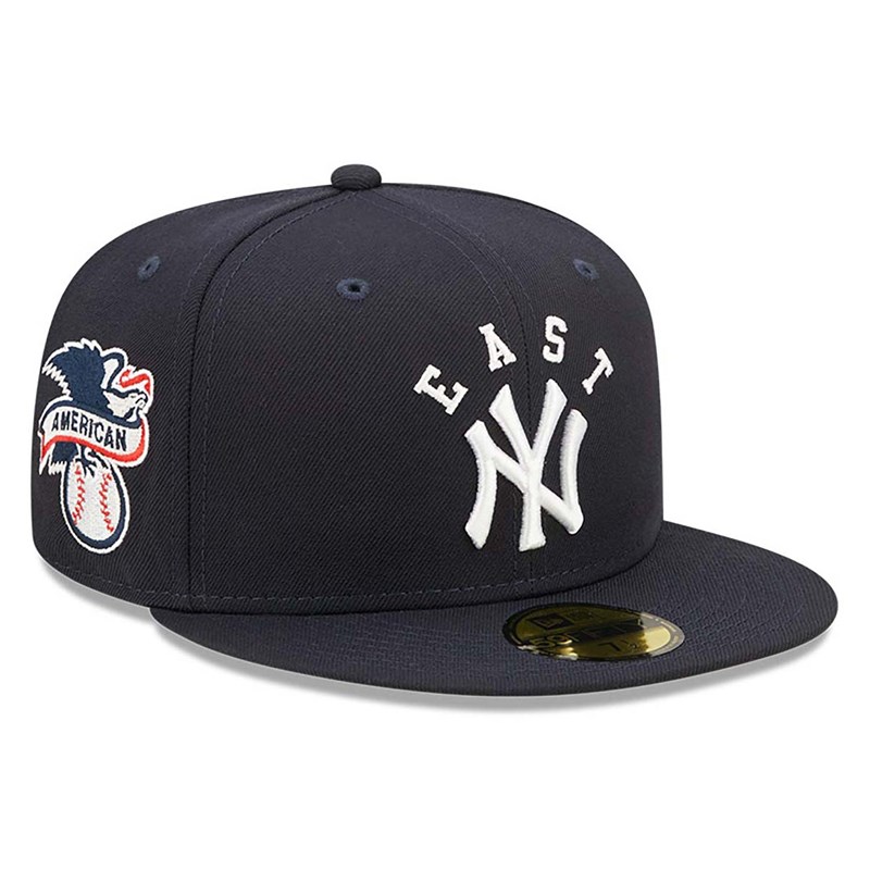 59fifty New Era New York Yankees Team League Fitted Gorras Azules | ZQ0394168