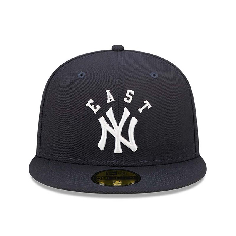 59fifty New Era New York Yankees Team League Fitted Gorras Azules | ZQ0394168