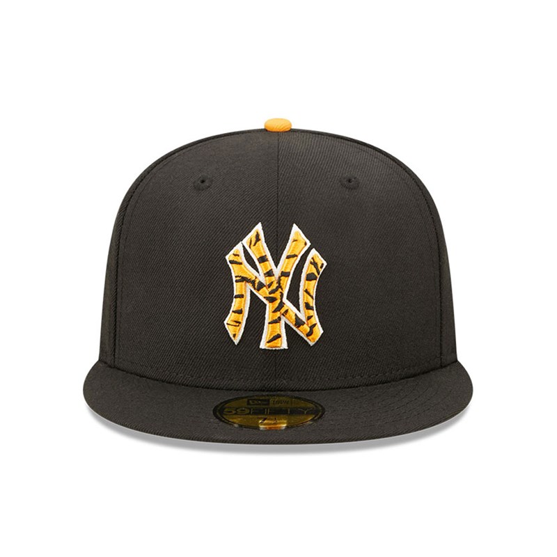 59fifty New Era New York Yankees Tiger Fill Fitted Gorras Negros | KG0219478