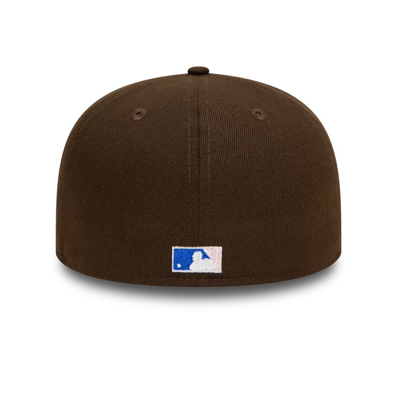 59fifty New Era New York Yankees Walnut And Gorras Marrom | RC6375908