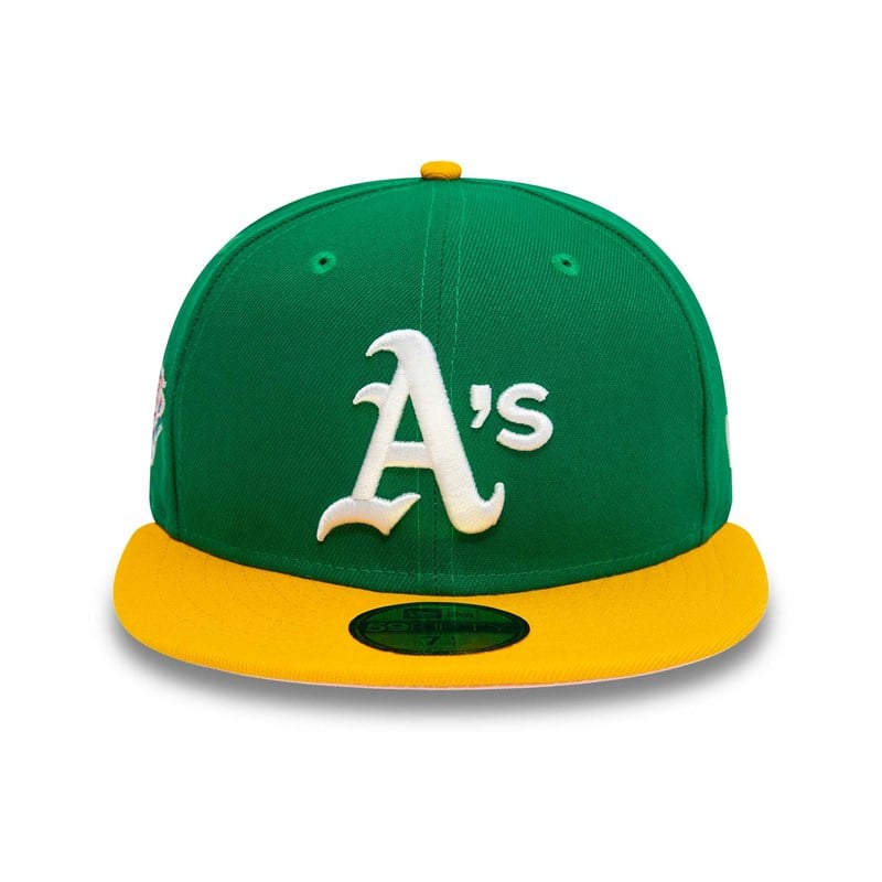 59fifty New Era Oakland Athletics 1989 World Series Fitted Gorras Verdes | XD2475891