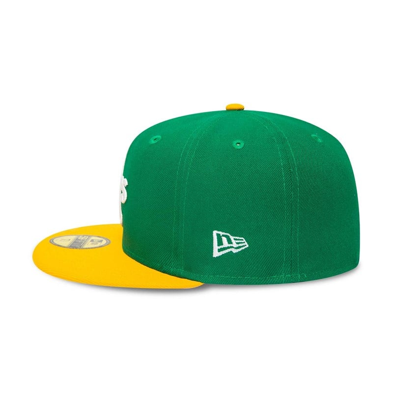 59fifty New Era Oakland Athletics 1989 World Series Fitted Gorras Verdes | XD2475891