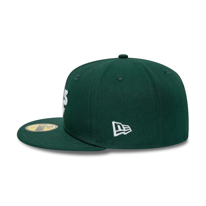 59fifty New Era Oakland Athletics 50th Anniversary Fitted Gorras Verdes | YR9012735