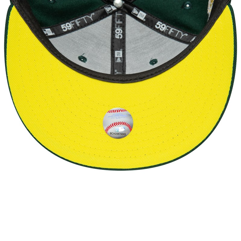 59fifty New Era Oakland Athletics American League Stadium Fitted Gorras Verdes | OA2910453