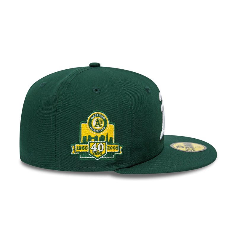 59fifty New Era Oakland Athletics American League Stadium Fitted Gorras Verdes | OA2910453