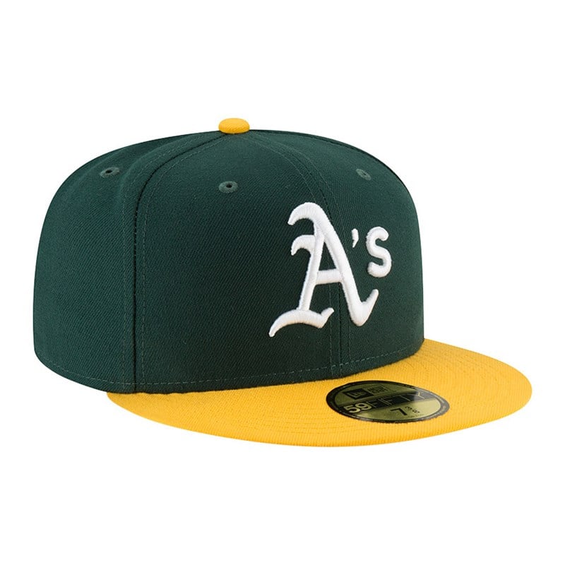 59fifty New Era Oakland Athletics Authentic On Field Home Gorras Verdes | TN8321045