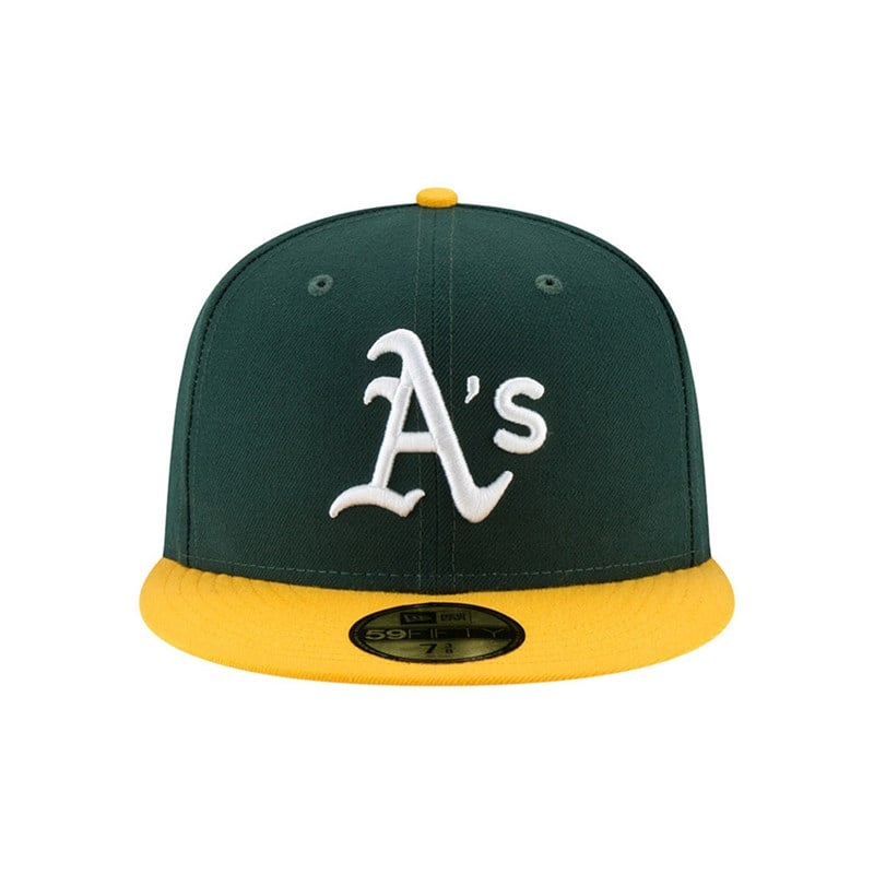 59fifty New Era Oakland Athletics Authentic On Field Home Gorras Verdes | TN8321045