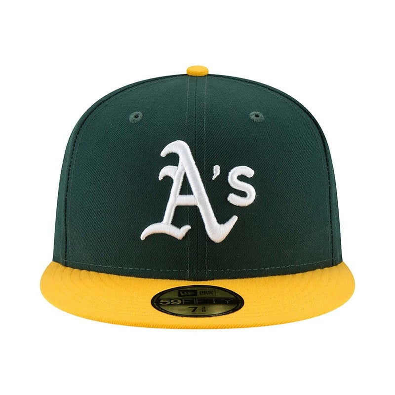 59fifty New Era Oakland Athletics Authentic On Field Home Gorras Verdes | TN8321045