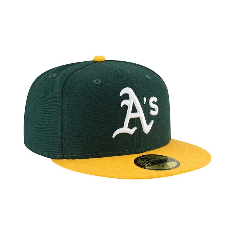 59fifty New Era Oakland Athletics Authentic On Field Home Gorras Verdes | TN8321045