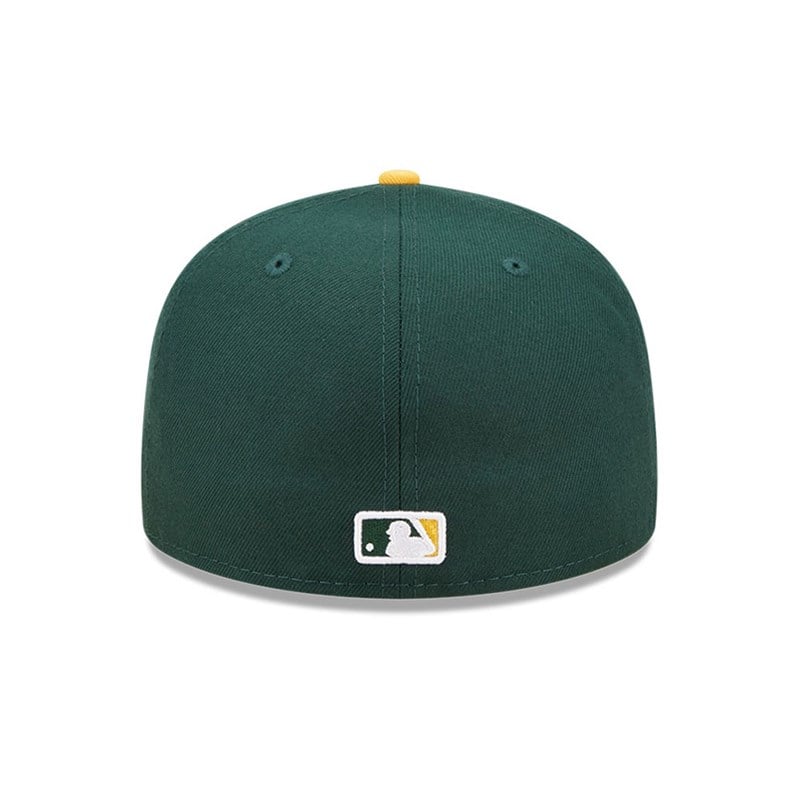 59fifty New Era Oakland Athletics Comic Cloud Fitted Gorras Verdes | OW9723018