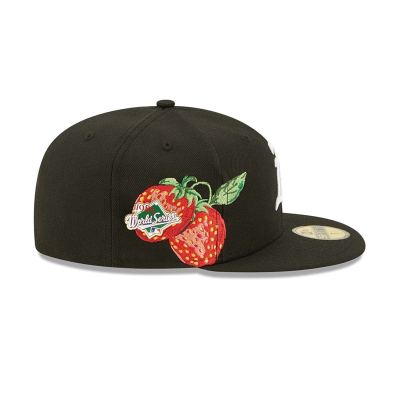 59fifty New Era Oakland Athletics Fruit Fitted Gorras Negros | TK7496125