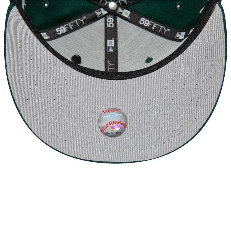 59fifty New Era Oakland Athletics Historic Champs Fitted Gorras Verdes | NT6503812