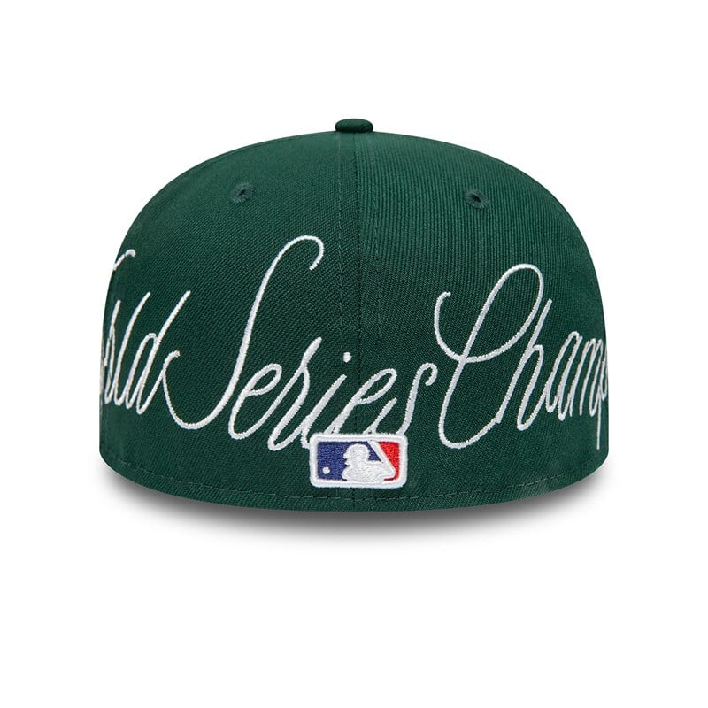 59fifty New Era Oakland Athletics Historic Champs Fitted Gorras Verdes | NT6503812