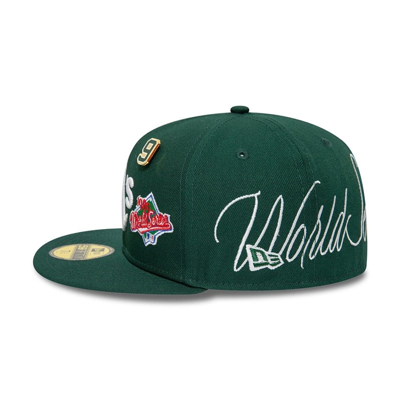 59fifty New Era Oakland Athletics Historic Champs Fitted Gorras Verdes | NT6503812