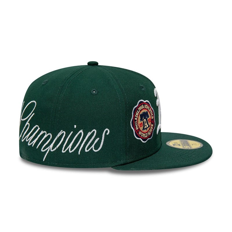 59fifty New Era Oakland Athletics Historic Champs Fitted Gorras Verdes | NT6503812