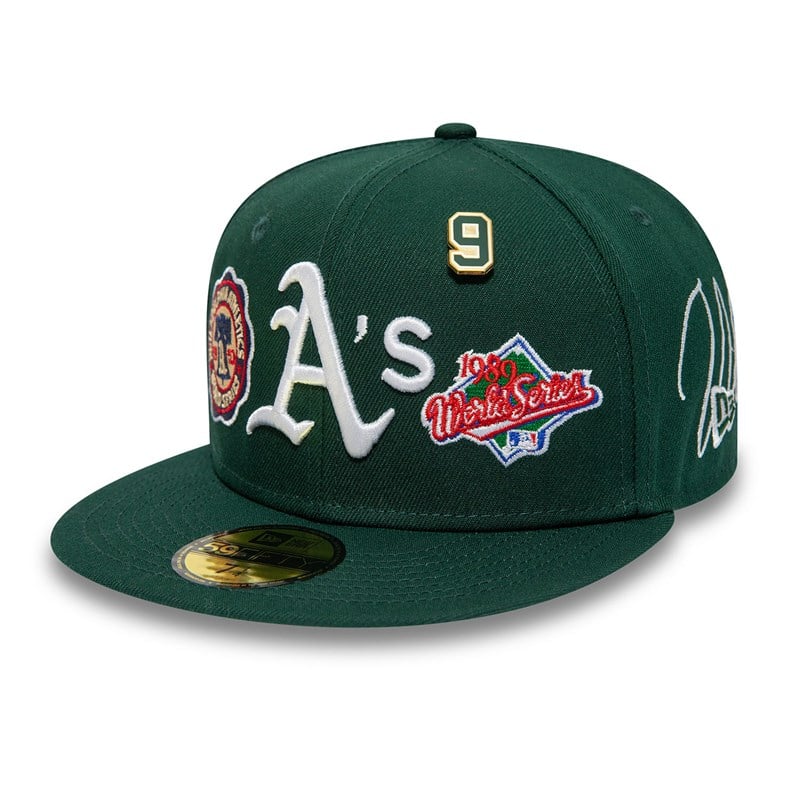 59fifty New Era Oakland Athletics Historic Champs Fitted Gorras Verdes | NT6503812