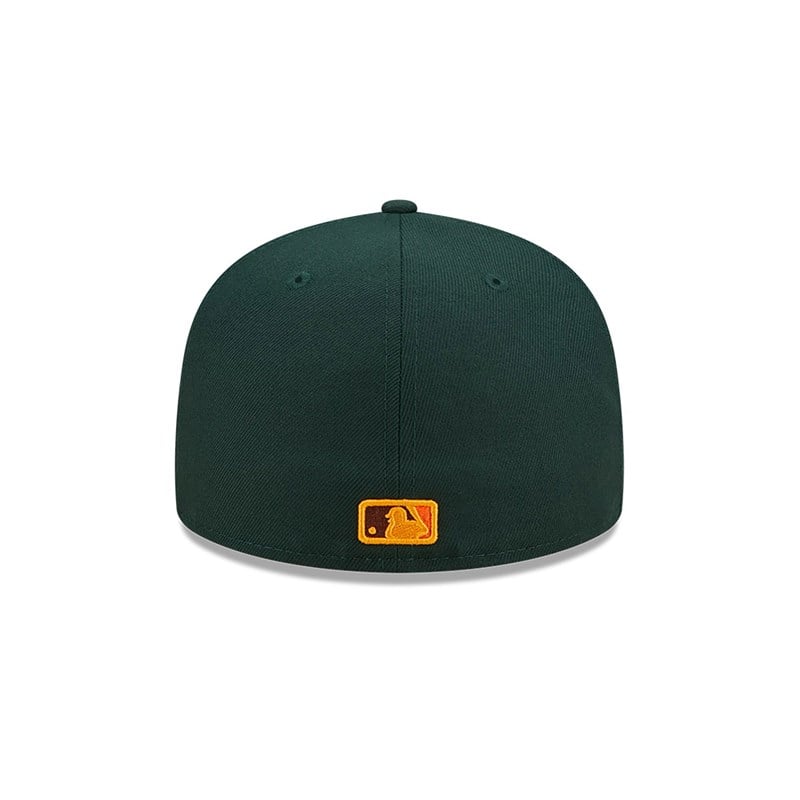 59fifty New Era Oakland Athletics Leafy Fitted Gorras Verdes | OS2736591