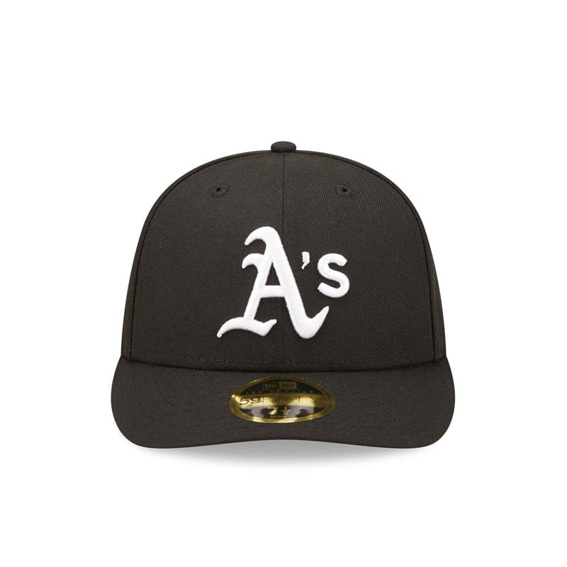 59fifty New Era Oakland Athletics Low Profile Gorras Negros | VS4781256