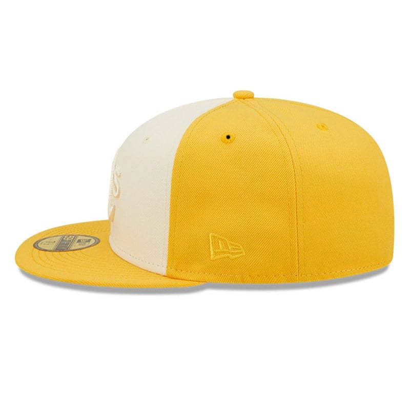 59fifty New Era Oakland Athletics MLB 2-tone Fitted Gorras Amarillos | BH8163092