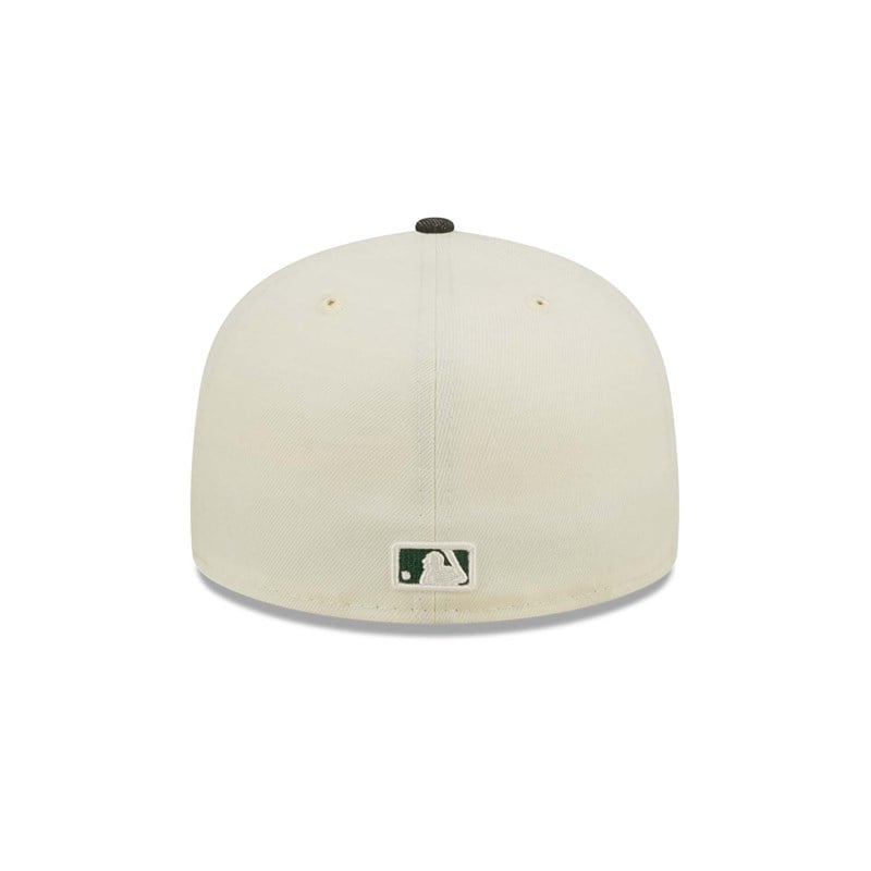 59fifty New Era Oakland Athletics MLB Chrome Fitted Gorras Blancos | LB2648501