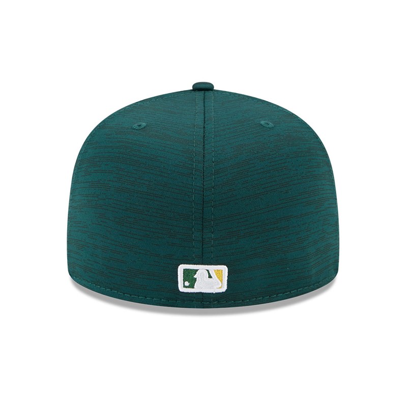 59fifty New Era Oakland Athletics MLB Clubhouse Fitted Gorras Verdes | HN4319627