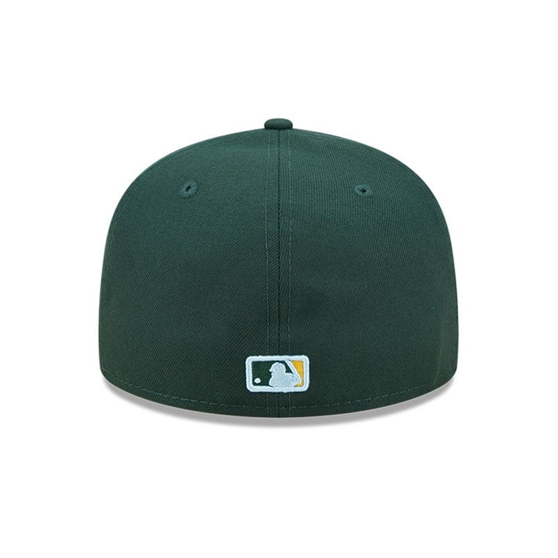 59fifty New Era Oakland Athletics MLB Cloud Fitted Gorras Verdes | IN9623105