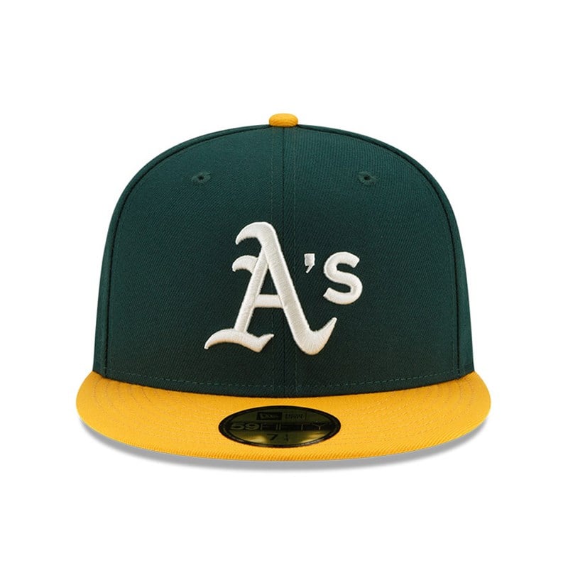 59fifty New Era Oakland Athletics MLB Pop Sweat Fitted Gorras Verdes | HS8413265