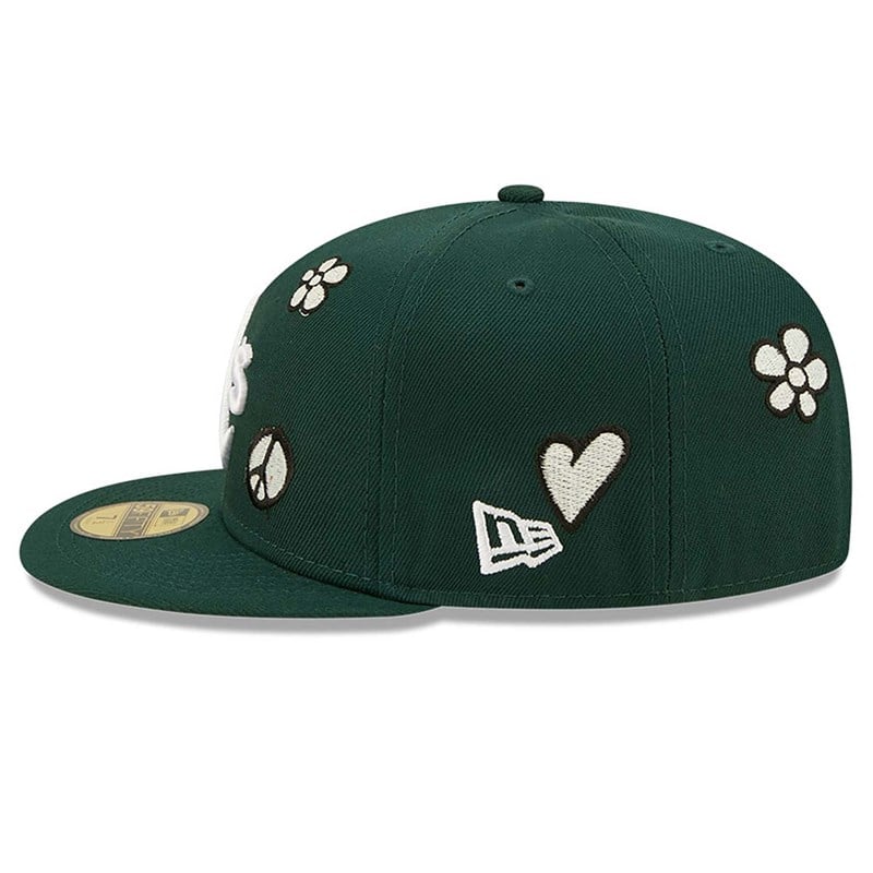 59fifty New Era Oakland Athletics MLB Sunlight Pop Gorras Verdes | NU4281930