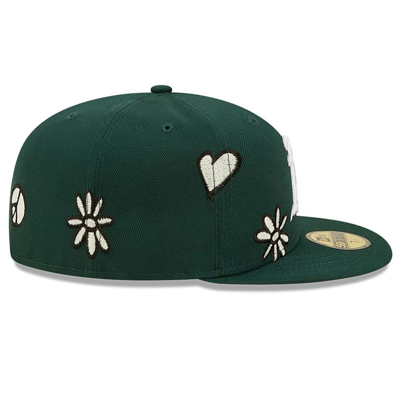 59fifty New Era Oakland Athletics MLB Sunlight Pop Gorras Verdes | NU4281930