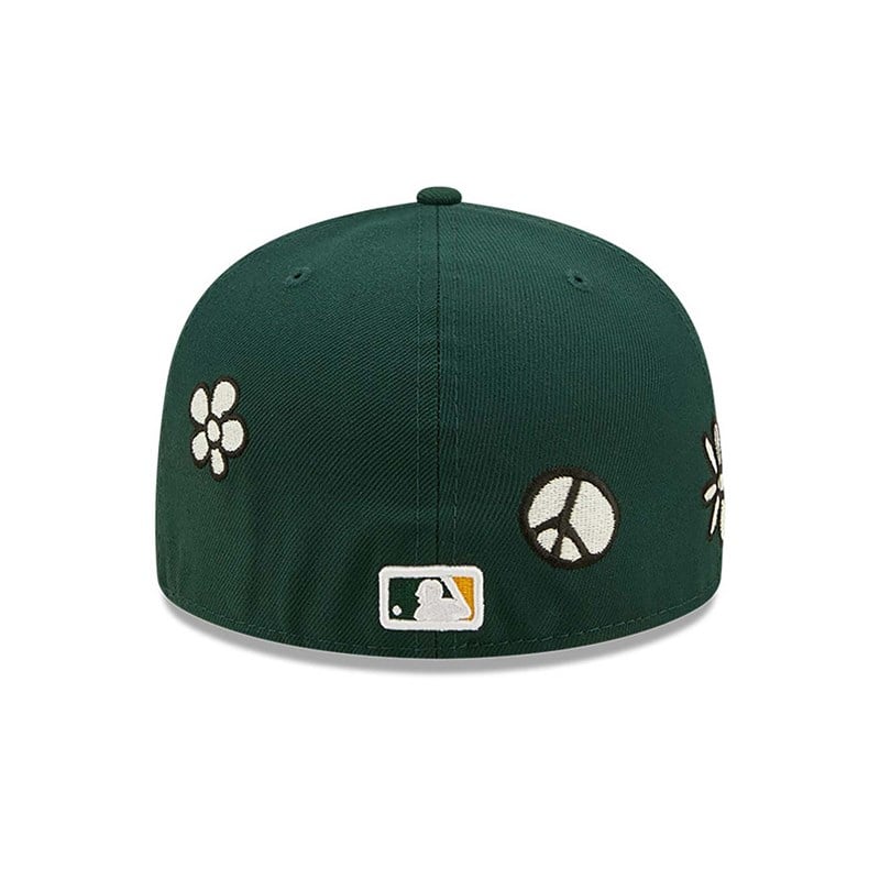 59fifty New Era Oakland Athletics MLB Sunlight Pop Gorras Verdes | NU4281930